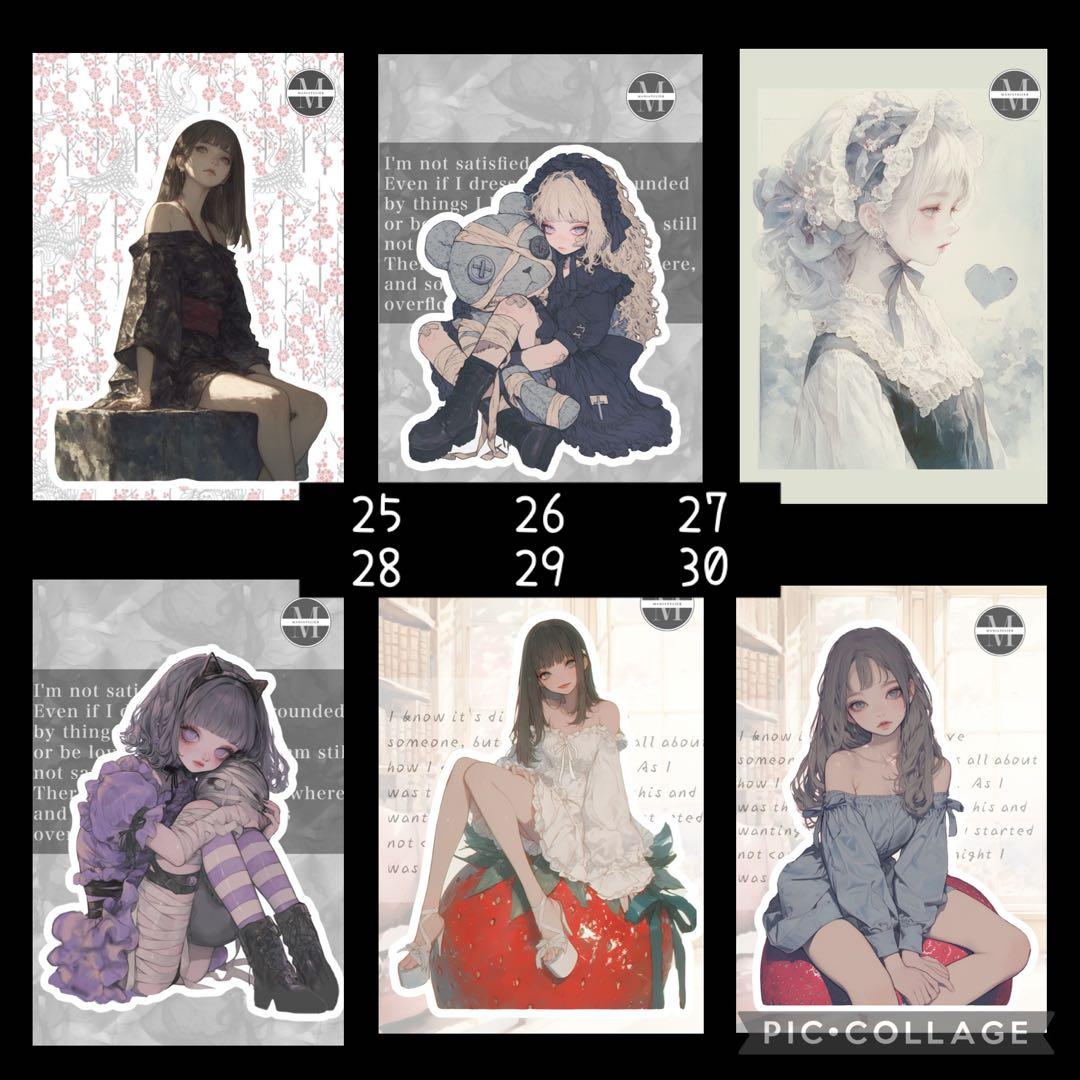 受付再開▶︎maniatelier/オリジナルステッカー