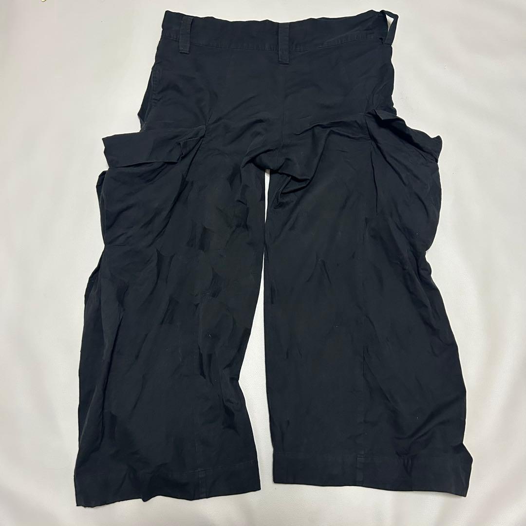 ヨウジヤマモト リミフゥ サルエルパンツ ワイド 変形 オーバーサイズ ドット柄