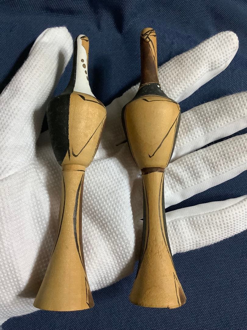 激レア こけし 修道士 修道女 根本勲 約13cm