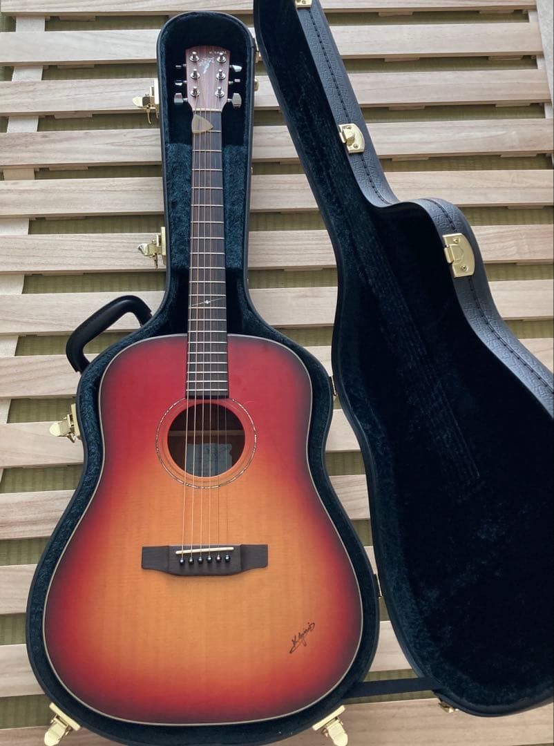 アコースティックギター　K.Yairi ヤイリ　ハードケース付き　アコギ