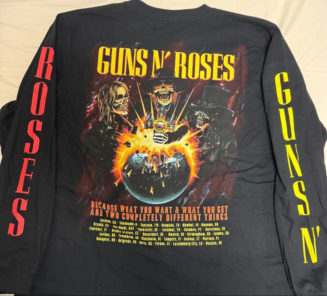 Guns N' Roses 2025 Tシャツ ガンズアンドローゼズ ロングT