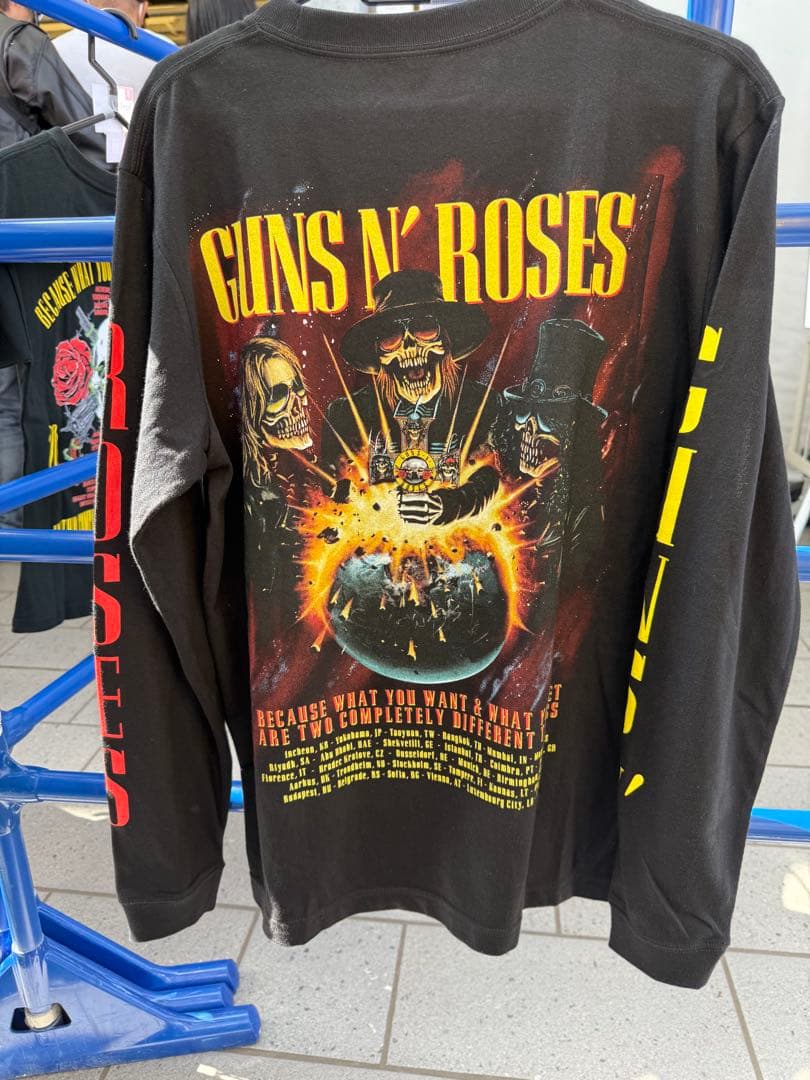 Guns N' Roses 2025 Tシャツ ガンズアンドローゼズ ロングT