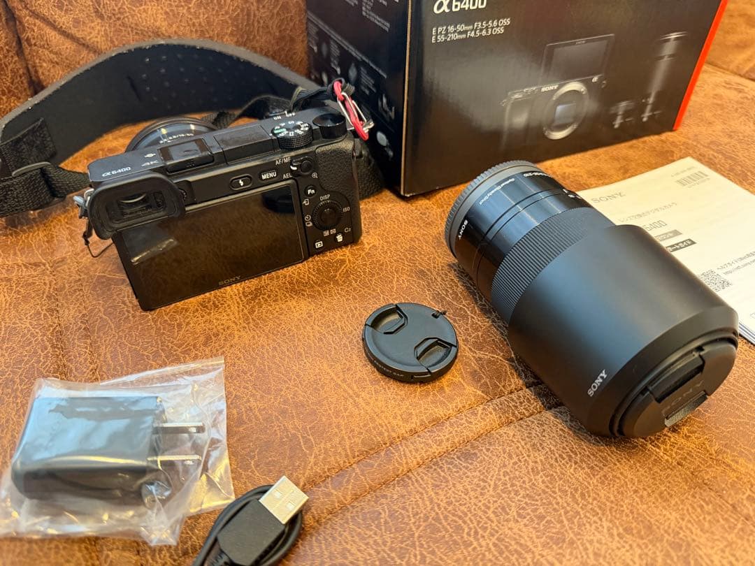 最終値下SONY α6400 ミラーレスカメラ 本体とレンズセット