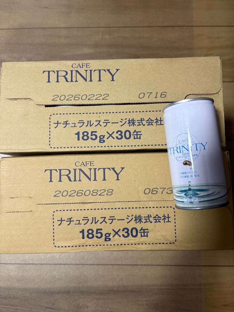 値下げCAFE TRINITY 185g×30缶×2箱コーヒーエネマ　-Ｂ-