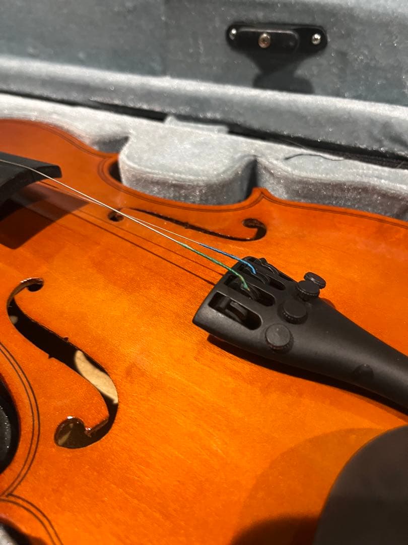 初心者　バイオリン　楽器　弦切れ　美品