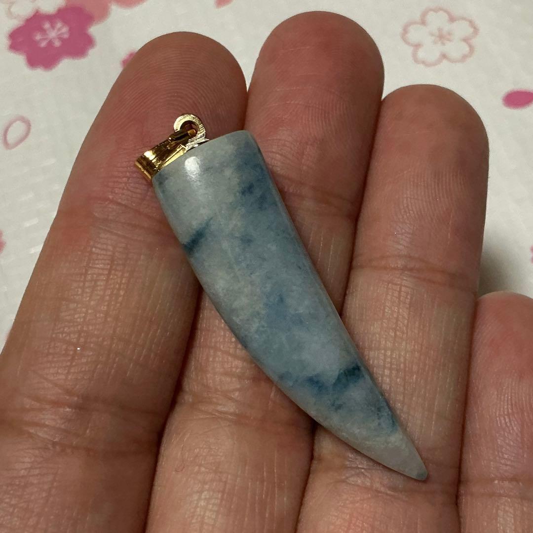 【専用】糸魚川翡翠　コン沢　ネックレストップ（101）