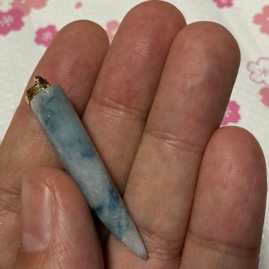 【専用】糸魚川翡翠　コン沢　ネックレストップ（101）