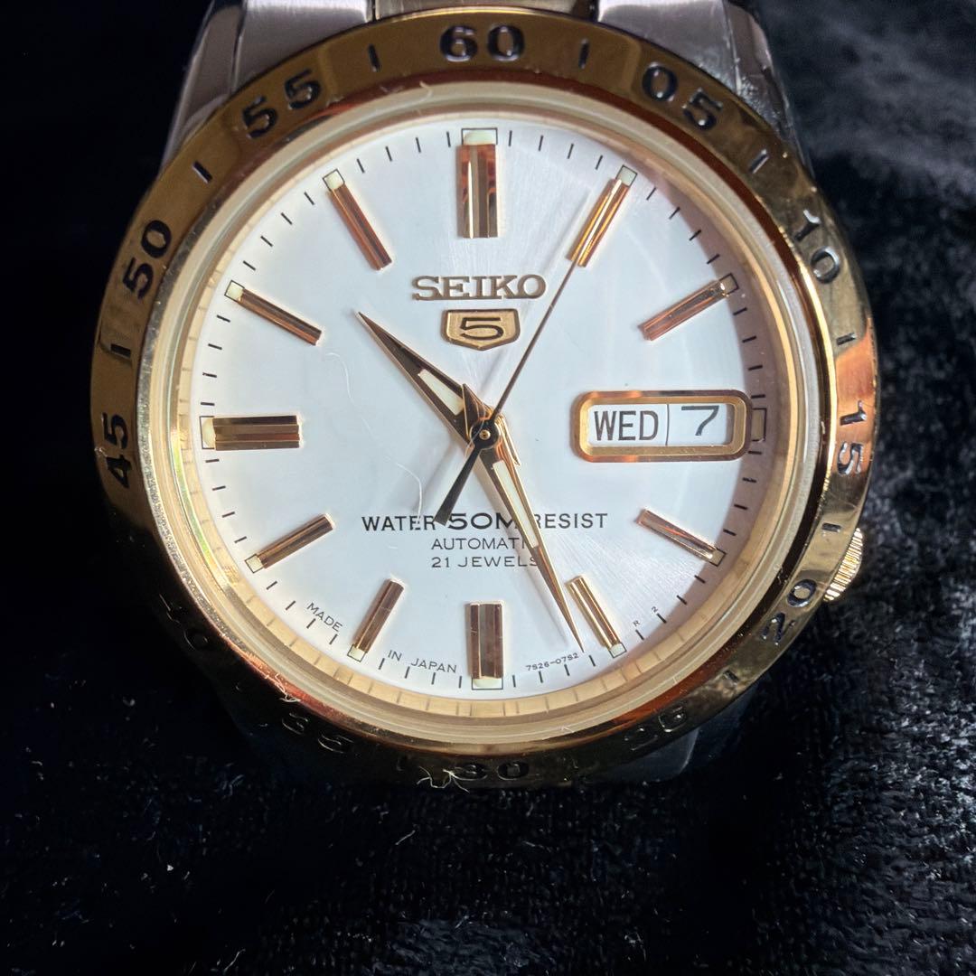 SEIKO 5 自動巻き 腕時計SNKE04J1メンズ 日本製（逆輸入品）