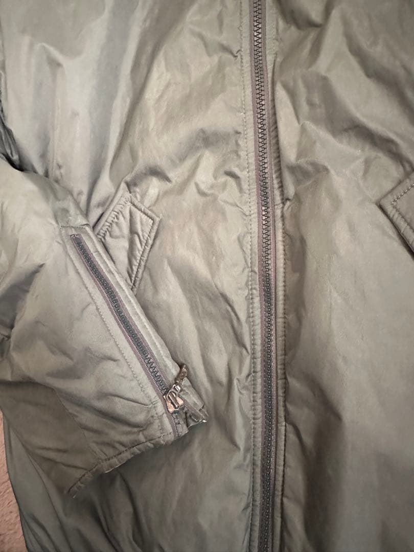 80s adidas ミリタリー ボンバー ジャケット レーシング カーキ