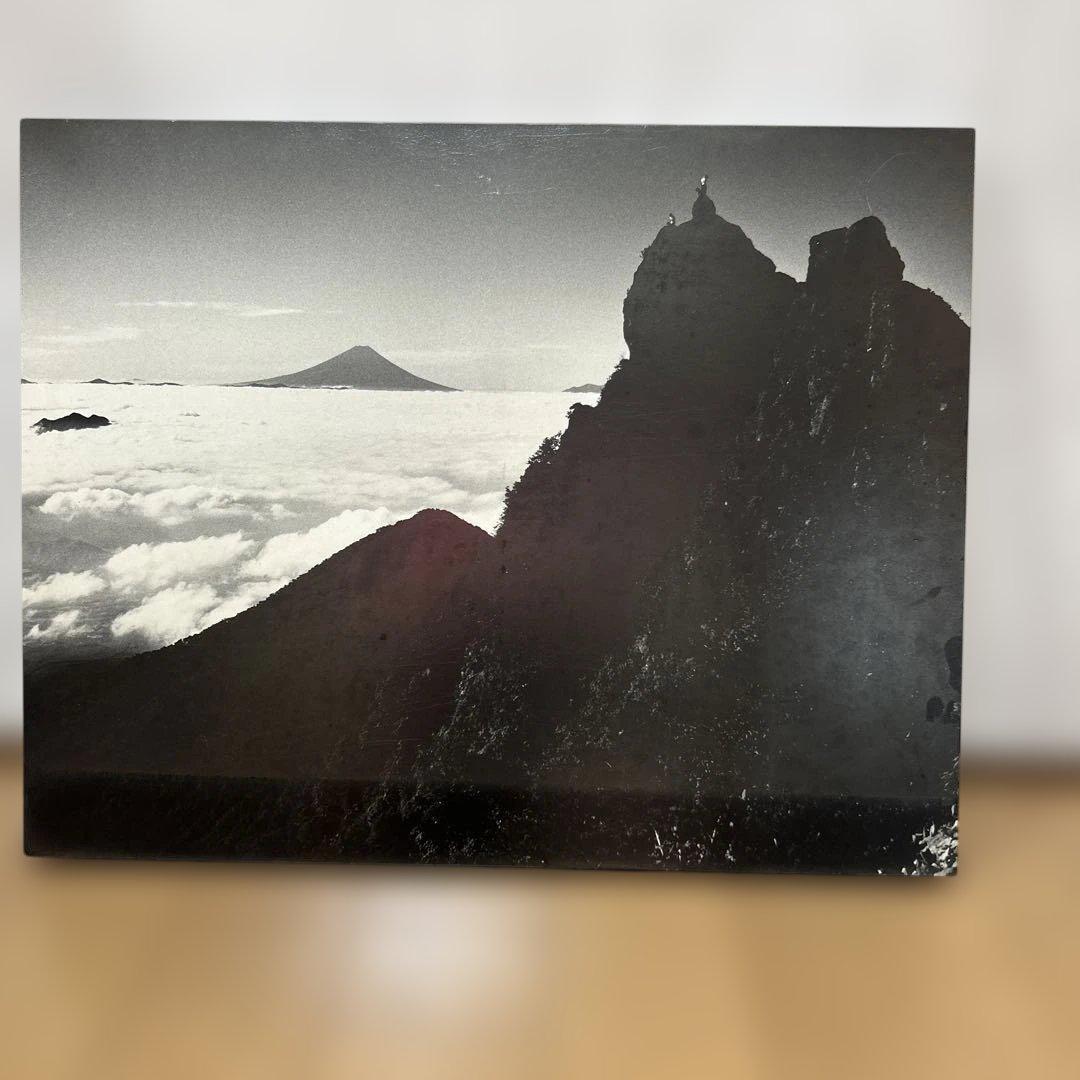 富士山パネル２点　山梨県忍野村 八ヶ岳連邦権現岳頂上