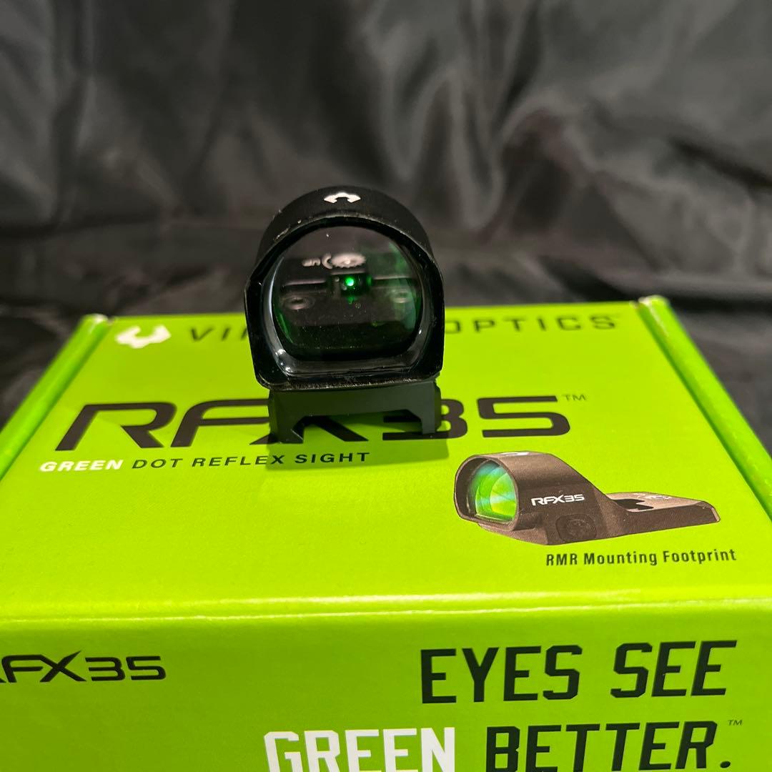 実物　ドットサイト　viridian optics RFX35 レンズガード