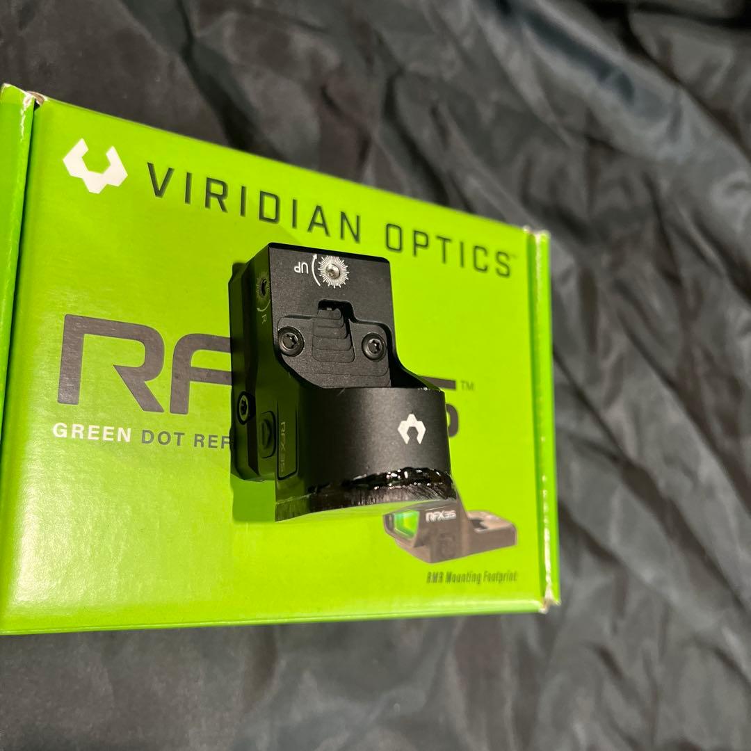 実物　ドットサイト　viridian optics RFX35 レンズガード