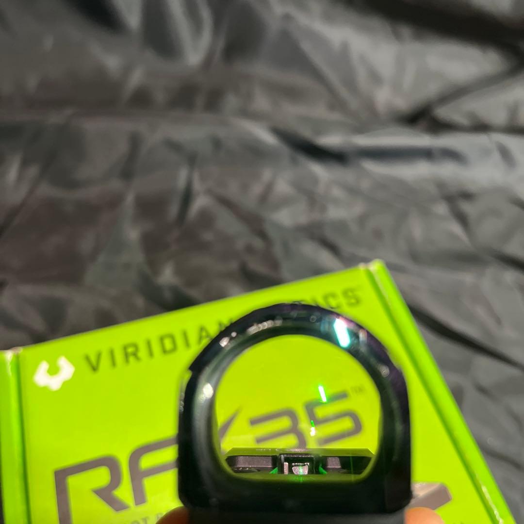 実物　ドットサイト　viridian optics RFX35 レンズガード