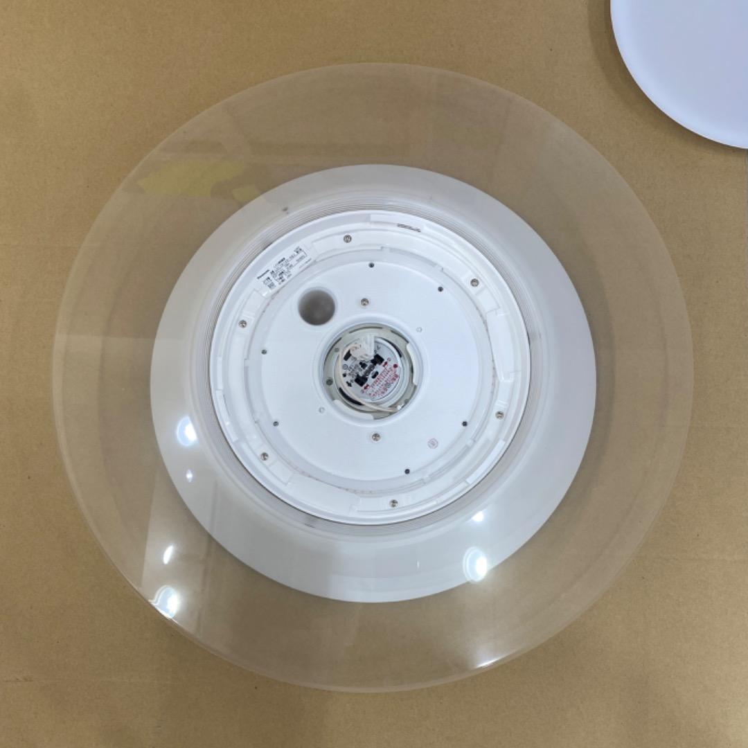 美品 パナソニック 天井直付型 LED シーリングライト8畳 2台セット