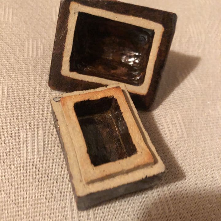 茶道具　香合　茅葺き屋根　田舎家　家型