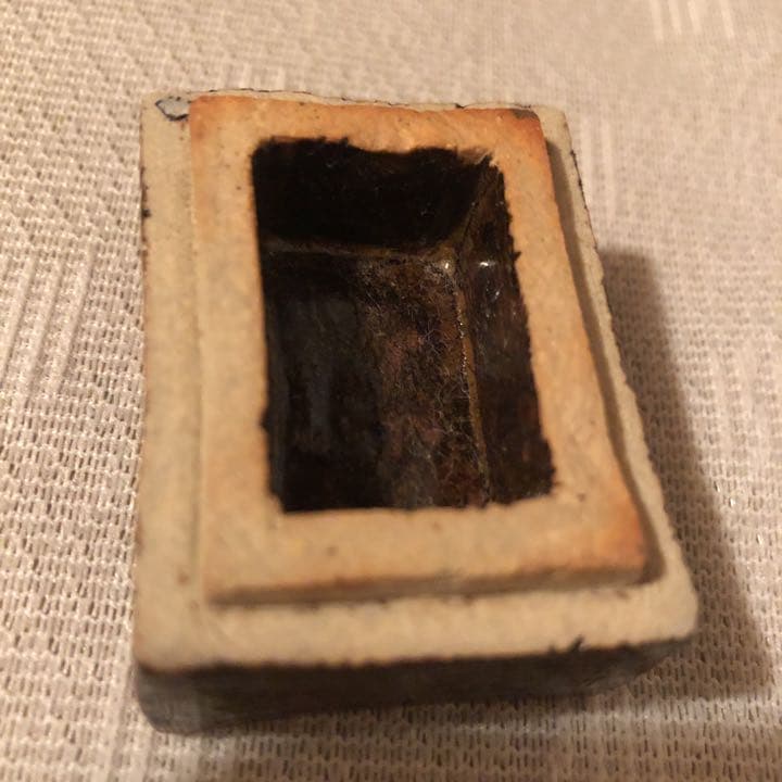 茶道具　香合　茅葺き屋根　田舎家　家型