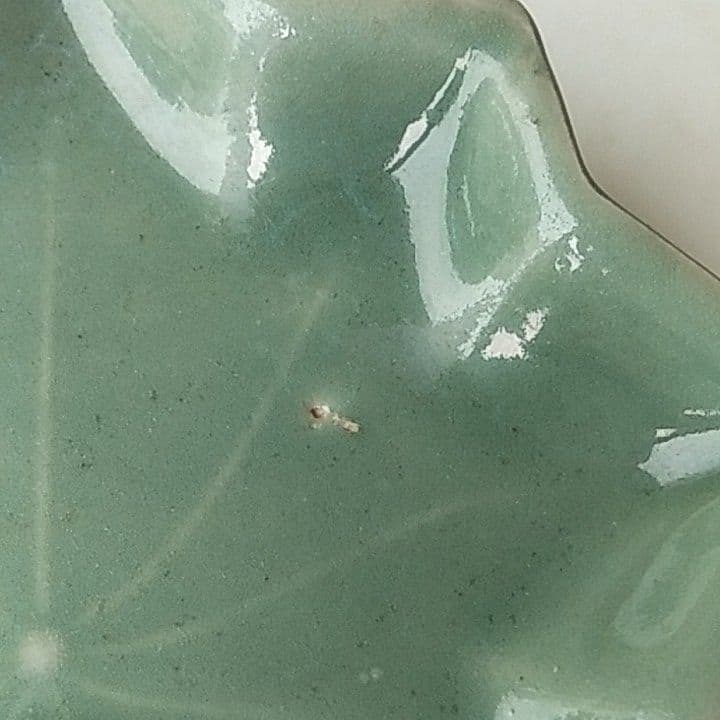 骨董　かえで青磁皿