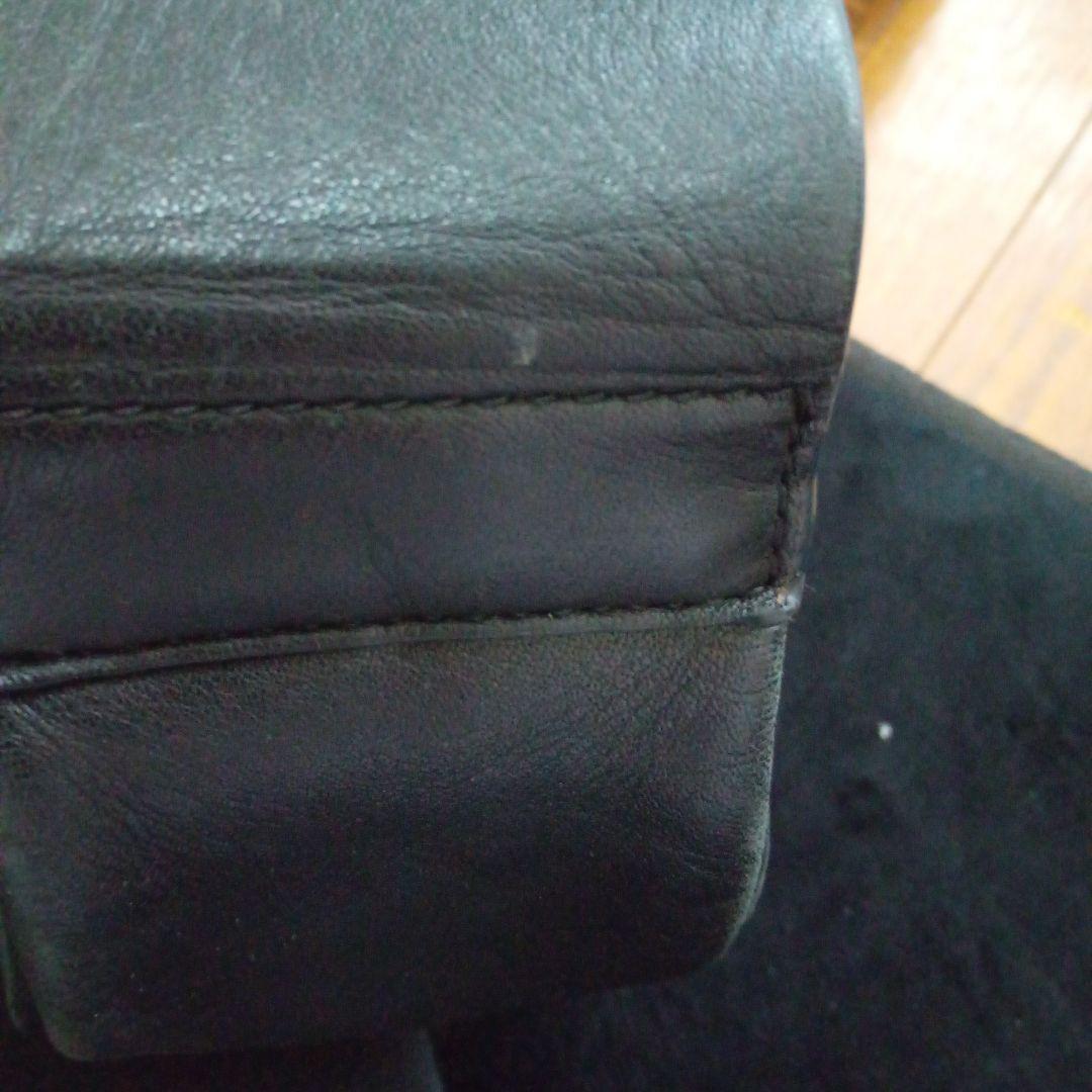 cos レザープリーツベルトバッグ