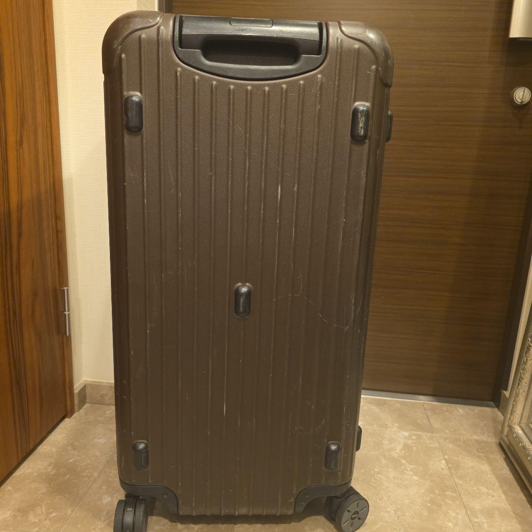 リモワRIMOWAブラウン キャリーケース 大容量 4輪