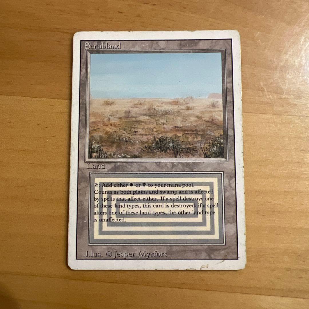MTG Scrubland 英語版