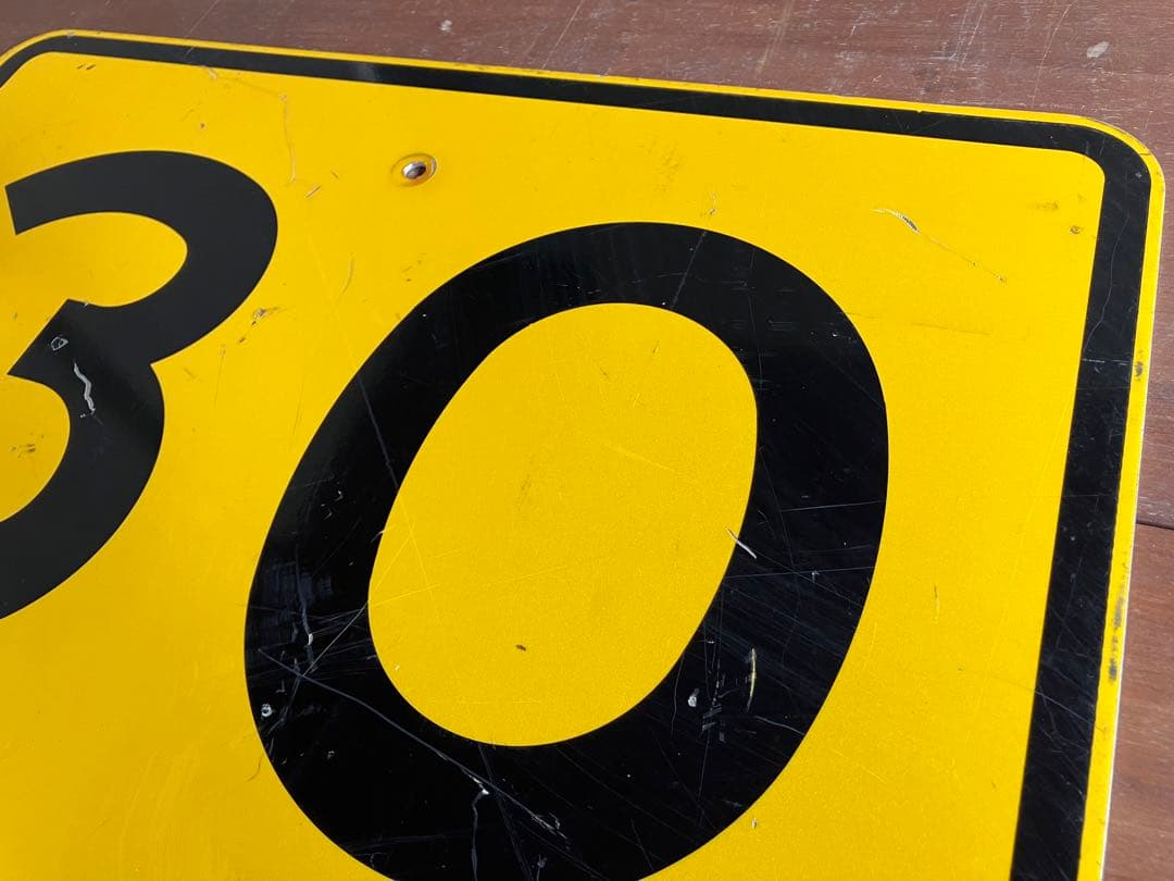 道路標識◆道路看板◆トラフィックサイン◆ロードサイン◆ストリート◆30MPH