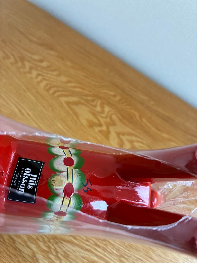 【専用】新品 未使用 未開封！ダーラナホース 20㎝と16㎝ 赤青 2体