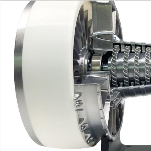 A 飛行機 エンジン 模型 完成品 回転 充電式 コレクション 光る 置物