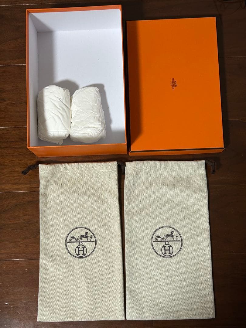 エルメス 15箱＋袋12枚＋リボン13箱のみ セット シューズボックス プレタ