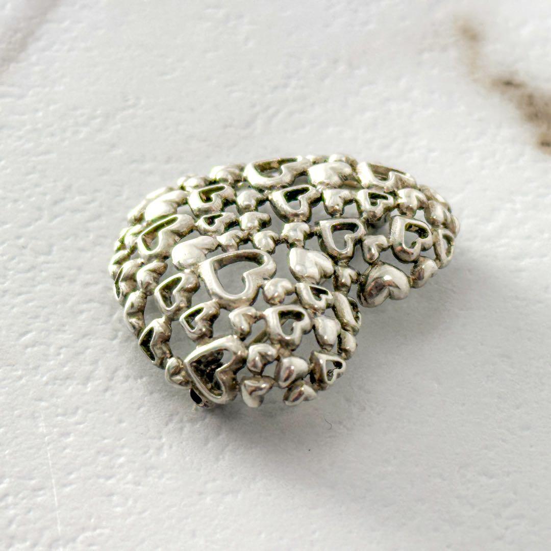  　413　ブローチ　ハートバイハート　ASCH刻印