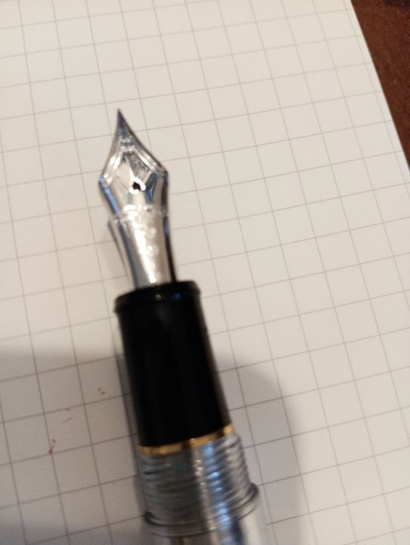 プラチナ万年筆　3776 センチュリー忍野　F（首軸が黒）