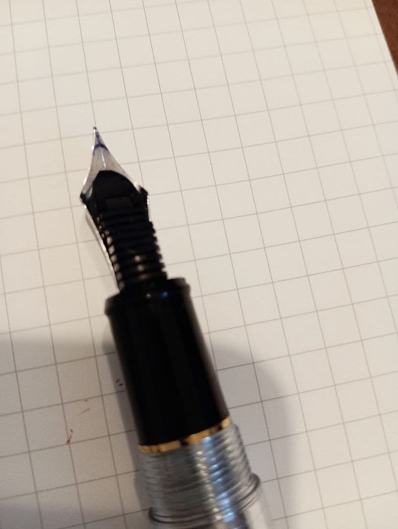 プラチナ万年筆　3776 センチュリー忍野　F（首軸が黒）