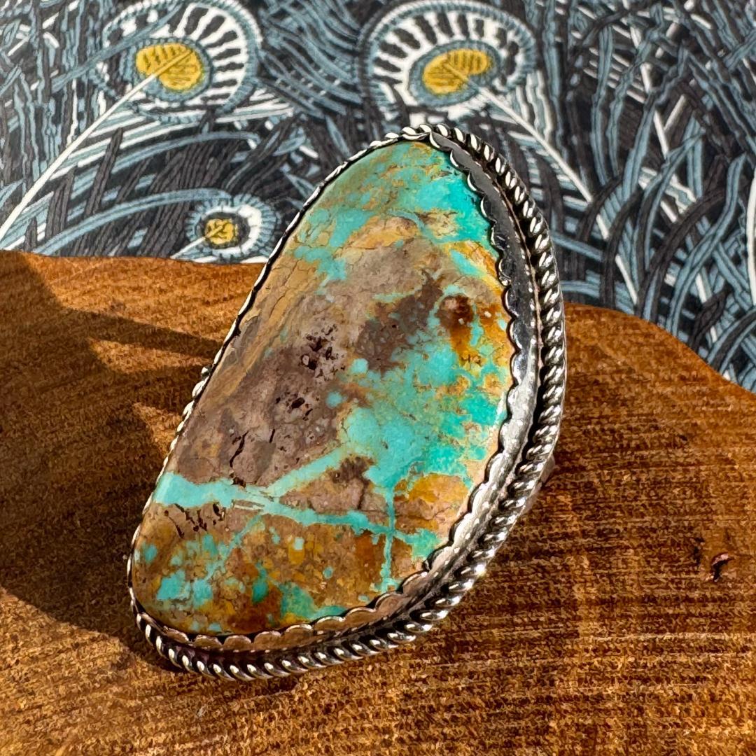 m*a様 90年代　ヴィンテージ 　インディアンジュエリー　ターコイズ 　シルバ