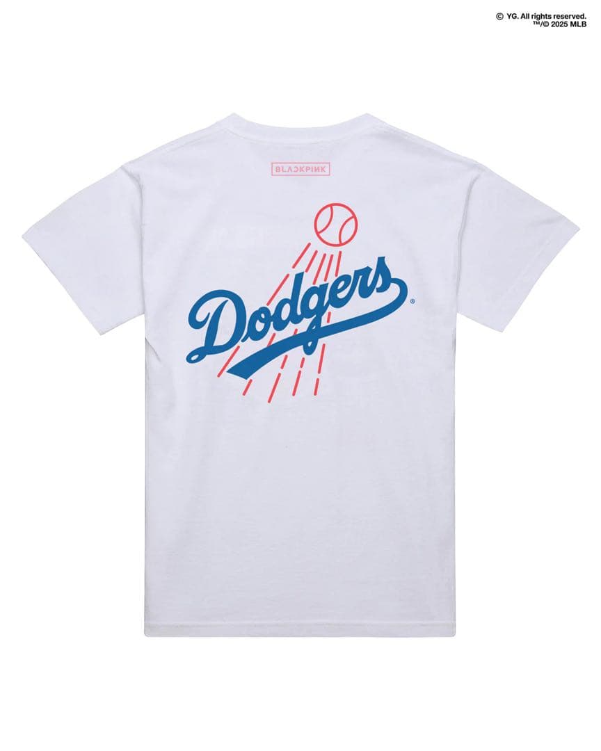 ロサンゼルス ドジャース BLACK PINK MLB 限定 コラボ Tシャツ