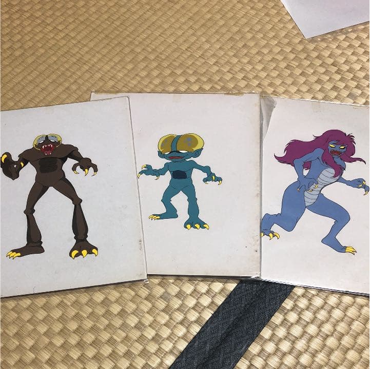 妖怪人間ベム セル画 3枚セット ベム・ベラ・ベロ