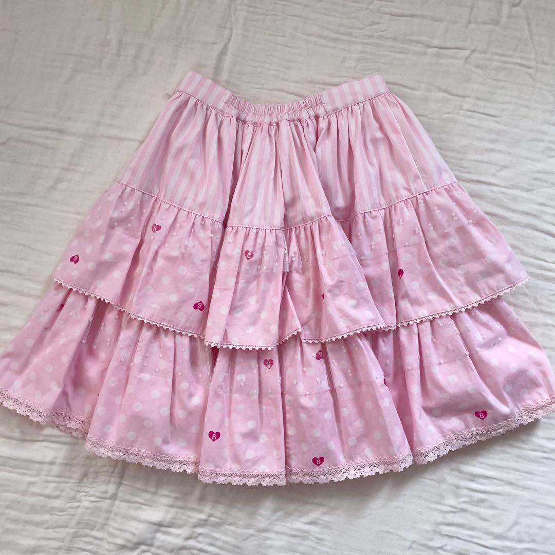 Baby Cafe柄 Cream Puff スカート