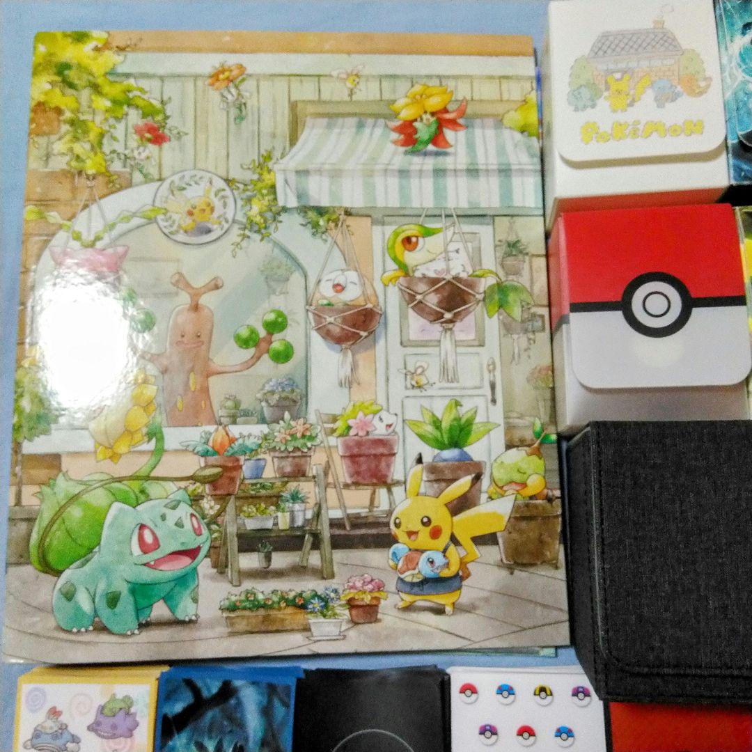 ポケカ　デッキケース　デッキシールド　ファイル等　大量　まとめ売り　引退品