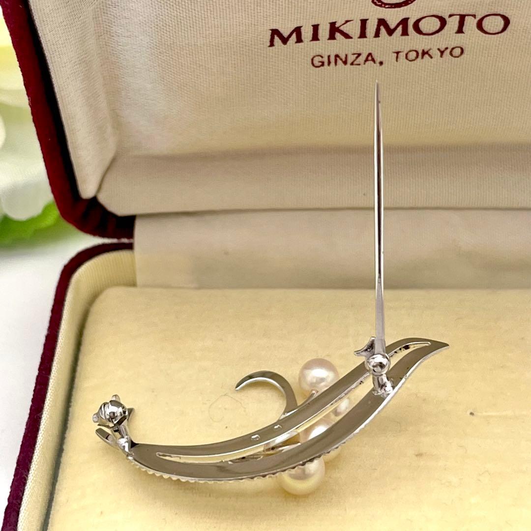 ☆美品☆ミキモト　パール　ブローチ　シルバー