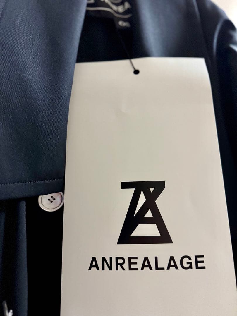 【本日限定価格】ANREALAGE ブラック オープンフロントジャケット OS