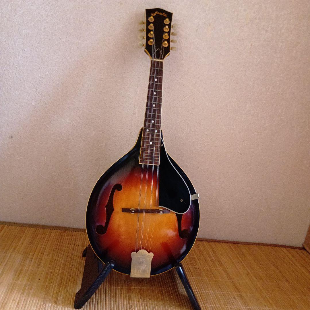 Jumbo製サンバースト 8弦 マンドリンJM-50 本体 ハードケース付き