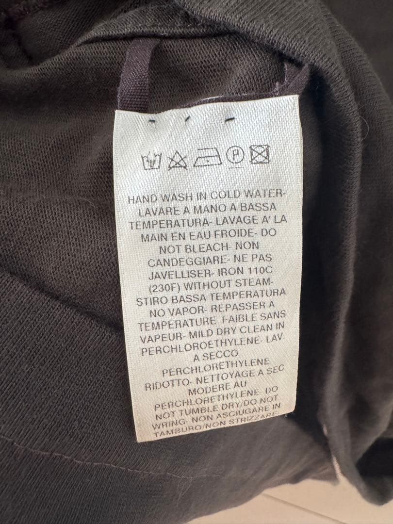 リックオウエンス　ダークグレー タンクトップ