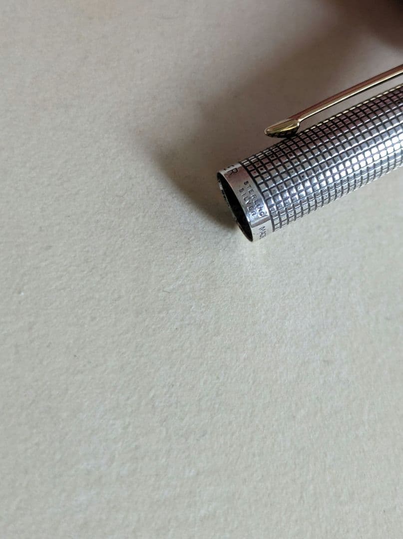 パーカー　万年筆　スターリングシルバー　ペン先14K