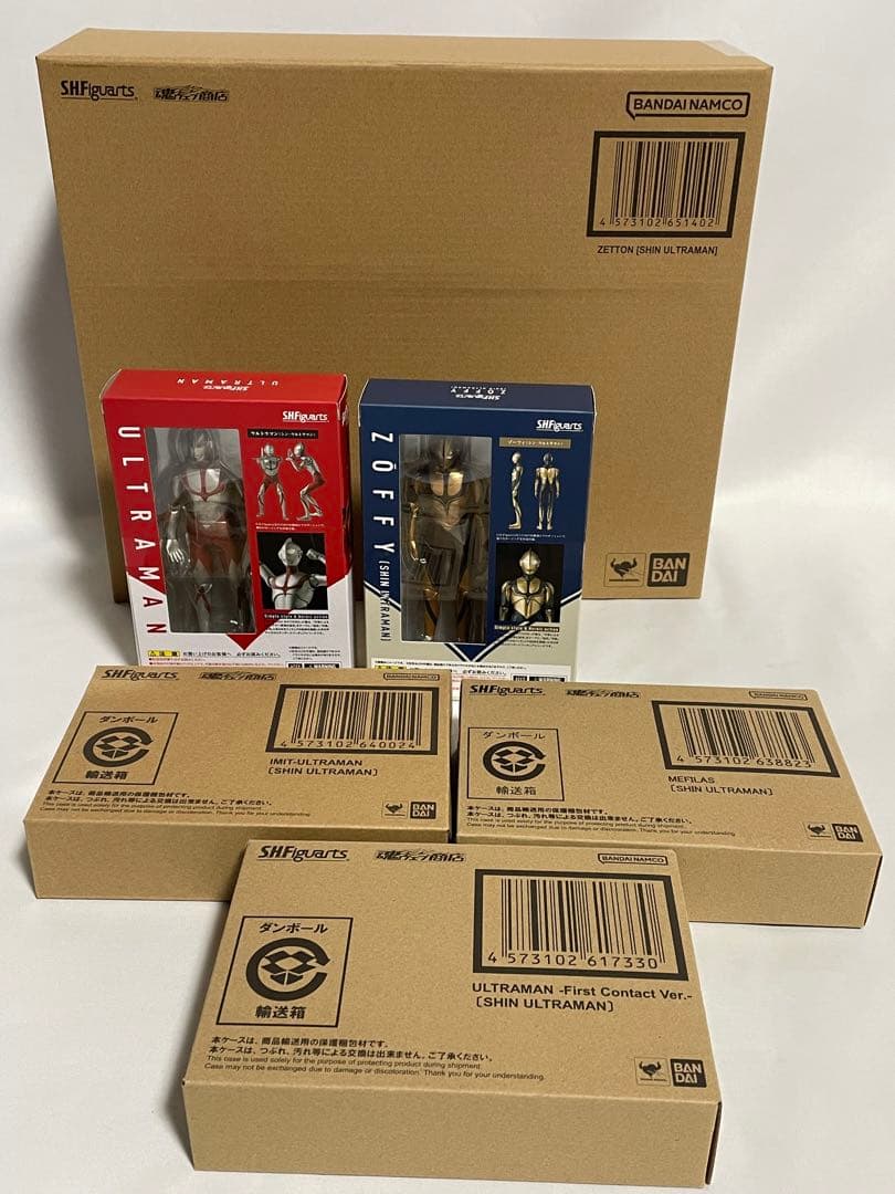 S.H.Figuartsウルトラマン(シン・ウルトラマン)他、計6点セット