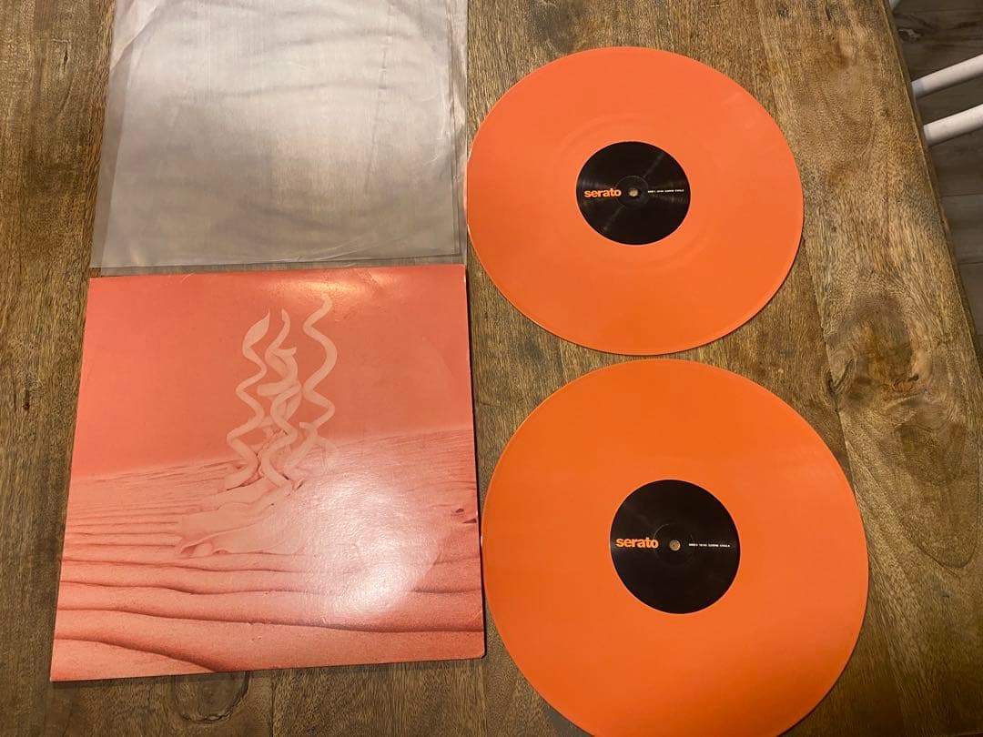 Serato コントロールバイナル　2枚組　コーラルオレンジ