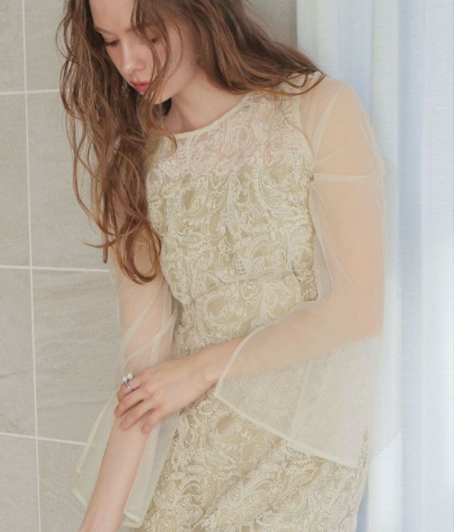 ANDRESDオケージョンドレス　イエロー