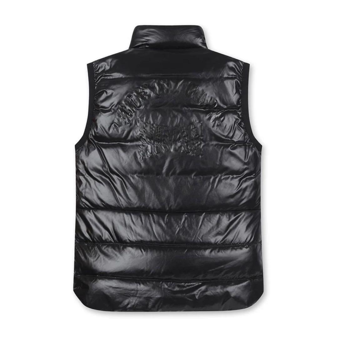 waac レディース　ダウンベスト　黒　秋冬　サイズ3（L相当）