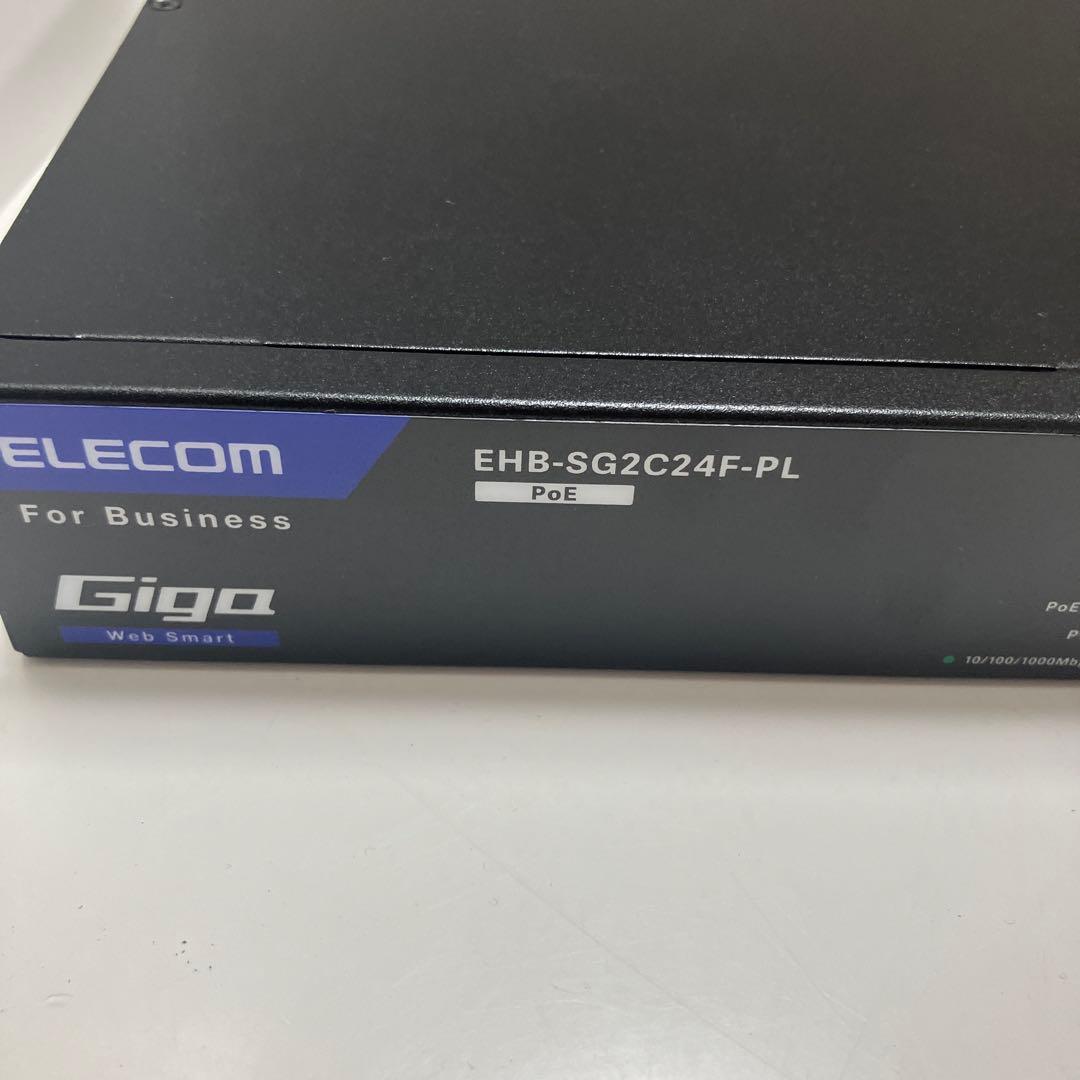 ELECOM EHB-SG2C24F-PLスイッチングハブ24ポート⚫︎