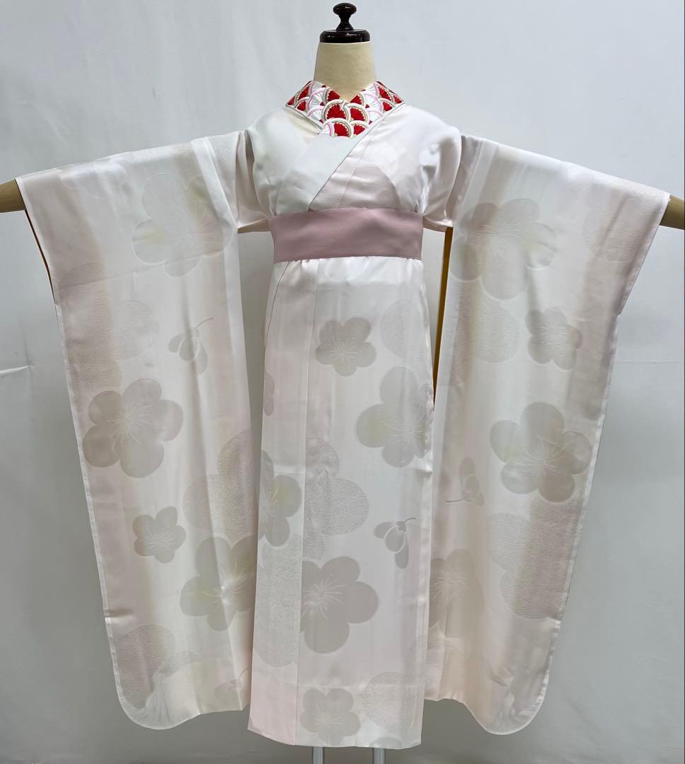 振り袖　フルセット　別誂長襦袢付金彩加工　刺繍入り　成人式　個性的　山吹色680