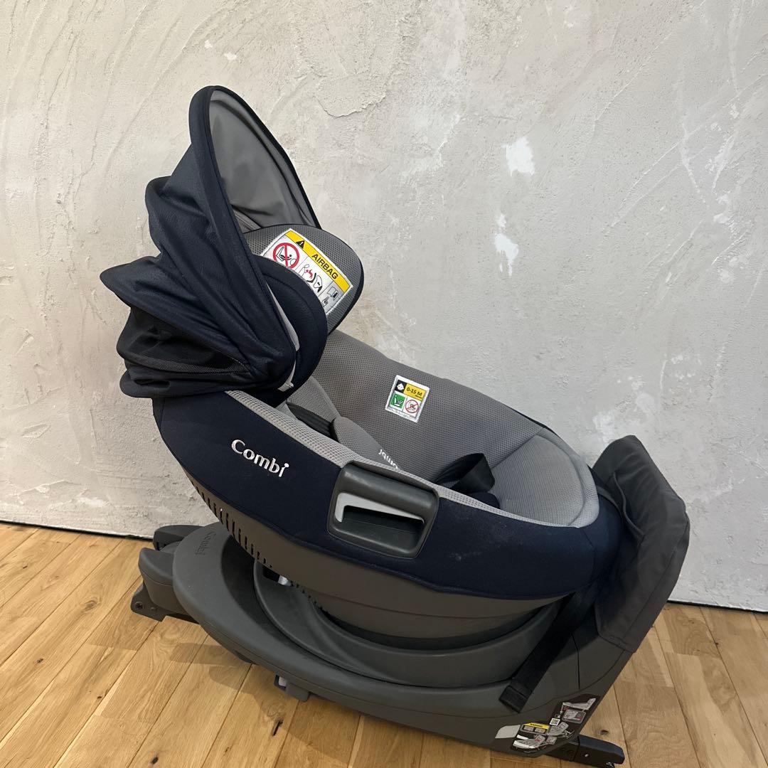 6チビーズ　Combi 車用チャイルドシート グレー/ネイビー