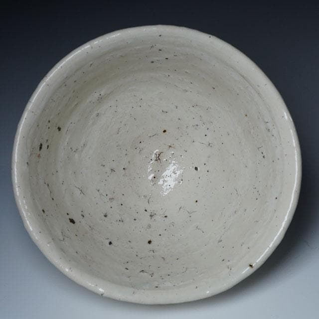 石田陶春　粉引茶碗　共箱　茶道具　丹波焼　高麗茶碗写