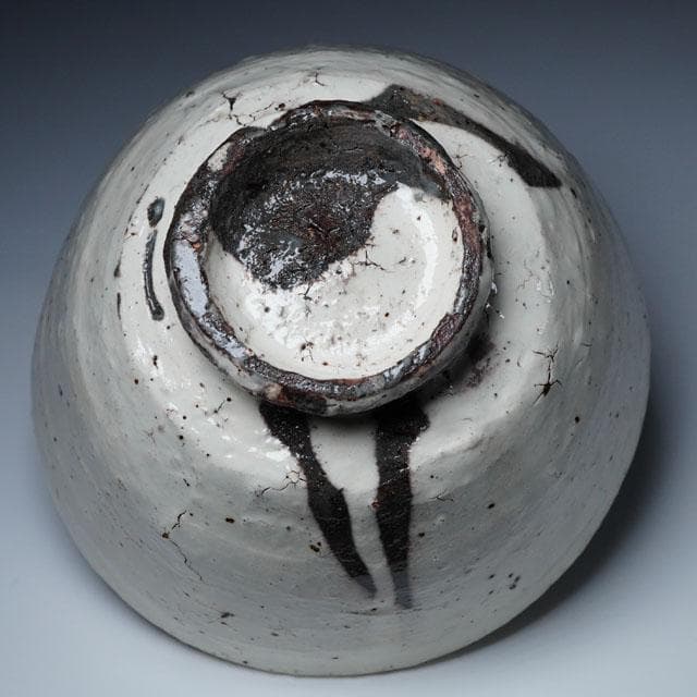 石田陶春　粉引茶碗　共箱　茶道具　丹波焼　高麗茶碗写